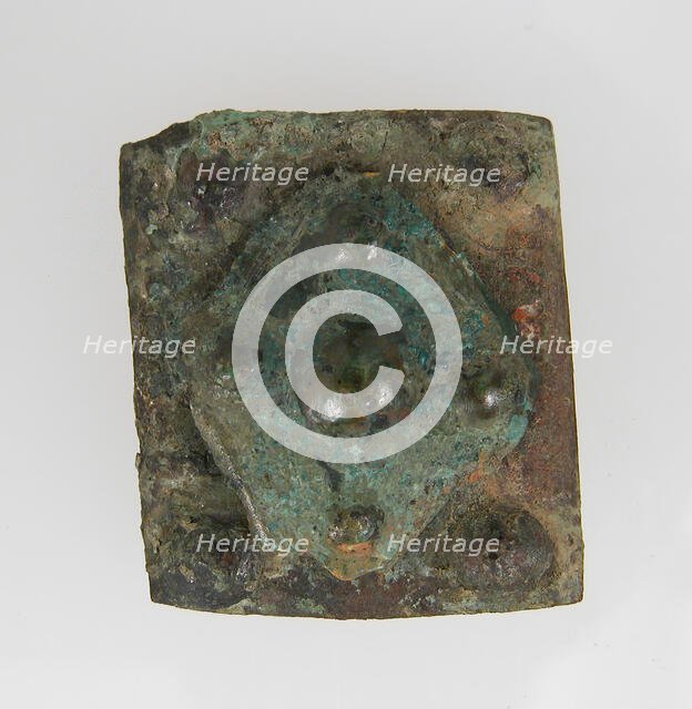 Rectangular Plaque, Frankish, middle of 6th century. Creator: Unknown.