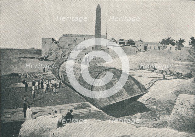 'The First Attempt at Launching', 1877, (1910). Creator: Unknown.