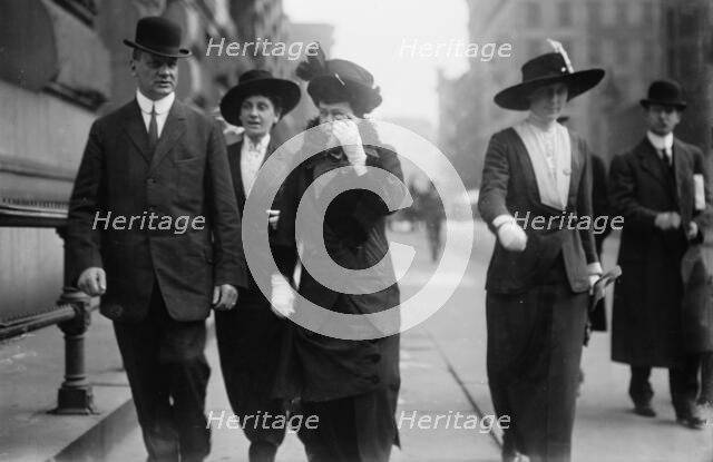 Mrs. [Alva] Belmont at gunmen's trial, 1912. Creator: Bain News Service.