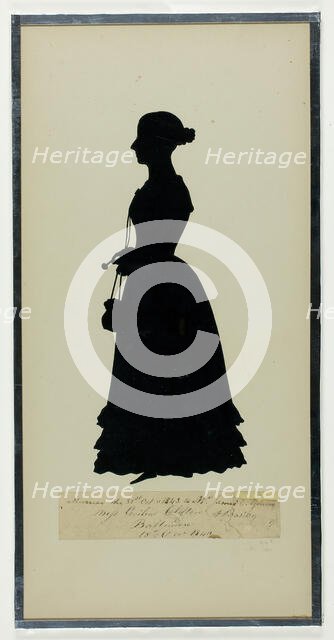 Miss Cecilia Clifton, December 18, 1840. Creator: Auguste Amant Constant Fidele Edouart.