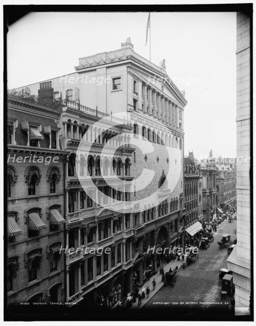 Tremont Temple, Boston, c1900. Creator: Unknown.
