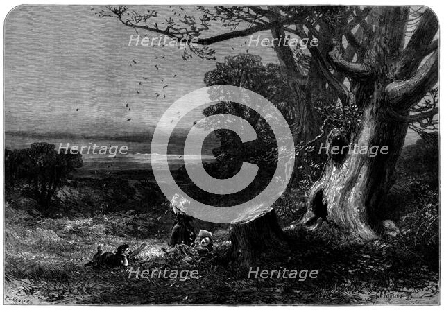 Autumn Leaves, 1873. Creator: Wagner.