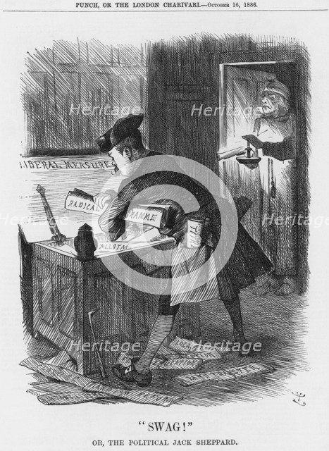 Swag!, 1886. Artist: Joseph Swain