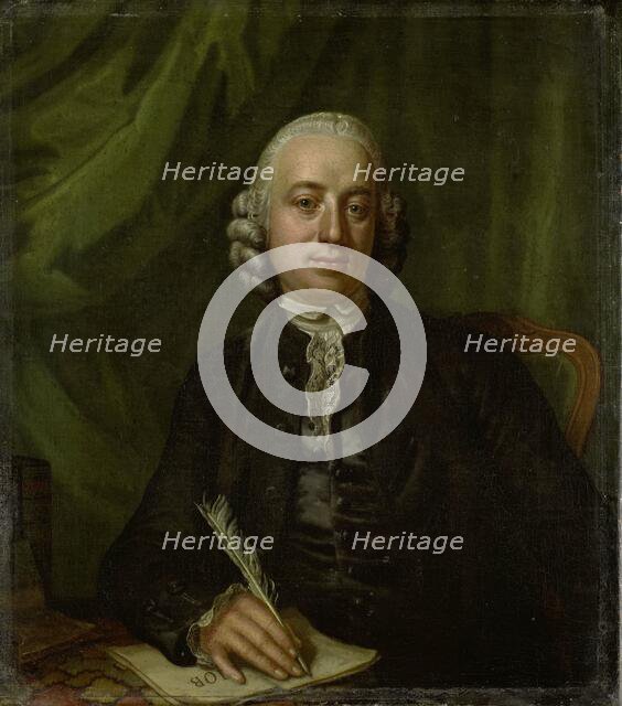 Portrait of Pieter Meijer, Publisher and Bookseller in Amsterdam, 1750-1781. Creator: Hendrik Pothoven.