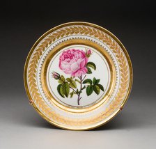 Dessert Plate, Moscow, 1826. Creator: Prince Iusupov Porcelain Factory.