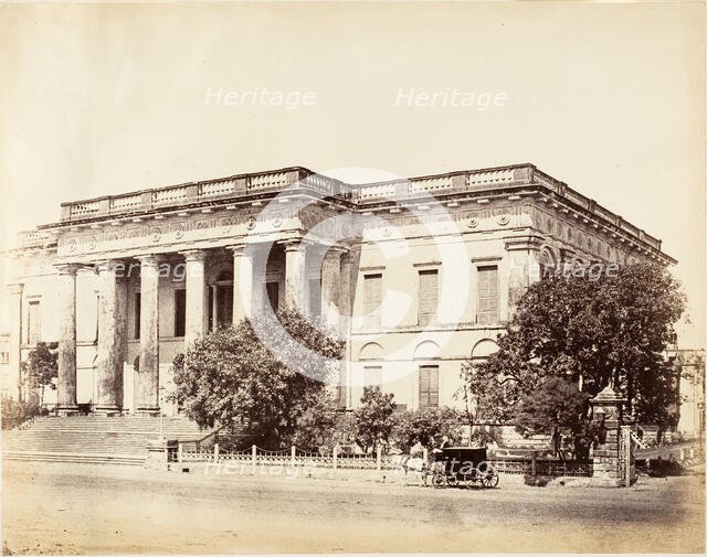 Town Hall, Calcutta, 1850s. Creator: Captain R. B. Hill.