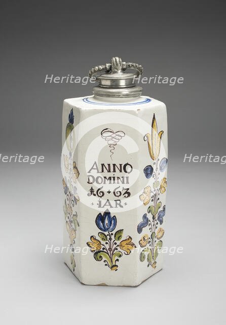 Bottle, Hungary, 1663. Creator: Unknown.