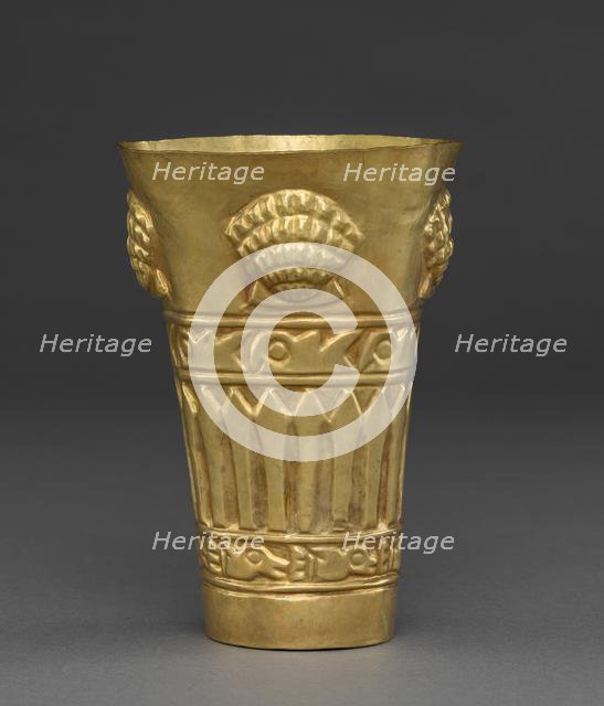 Beaker with Shells, 900-1100. Creator: Unknown.