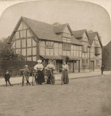 'The Birthplace of Shakespeare, Stratford on Avon, England', 1896.  Creator: Works and Sun Sculpture Studios.