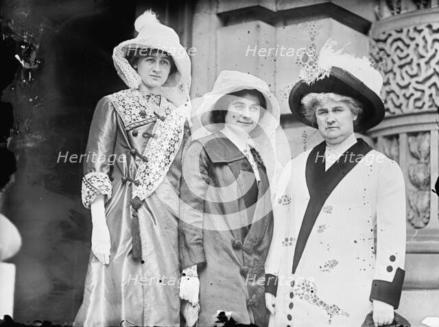Democratic National Convention - Mrs. Roger Sullivan of Illinois; Miss Virginia Sullivan..., 1912. Creator: Harris & Ewing.