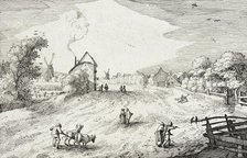 On the Road towards Leiden, between circa 1611 and circa 1612. Creator: Claes Jansz Visscher.