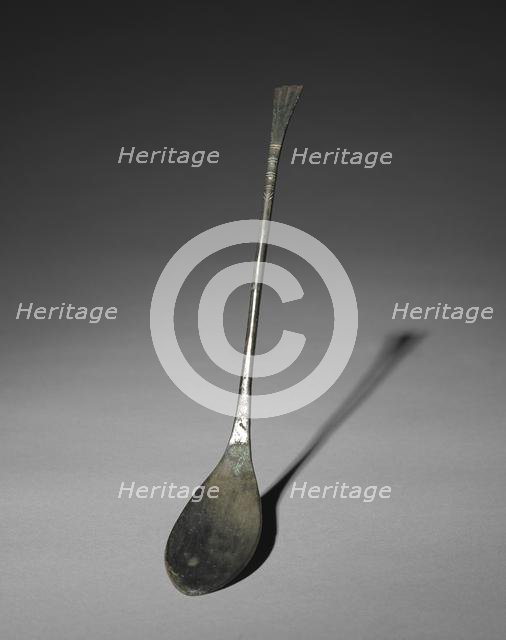 Spoon with Fish-Tail Design, 918-1392. Creator: Unknown.