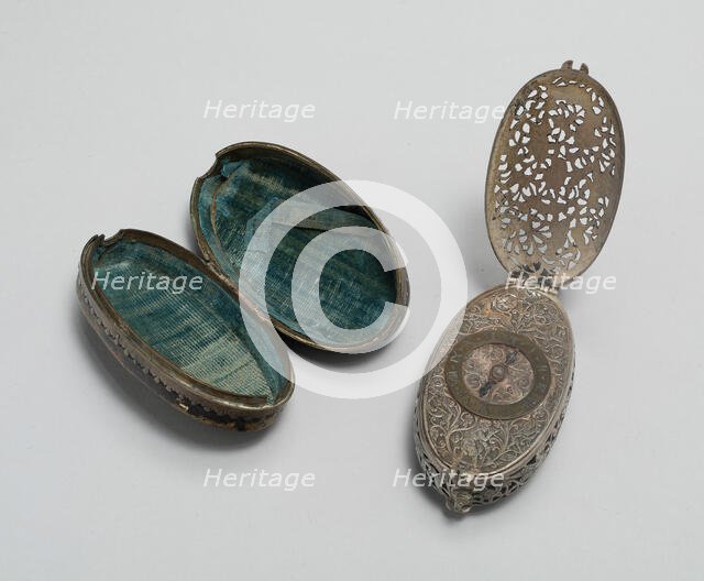 Egg-Type Watch, Augsburg, c. 1740. Creator: Nicklaus Rugend.