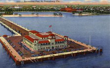 Recreation Pier, St Petersburg, Florida, USA, 1940. Artist: Unknown