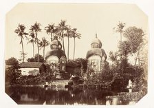 Temple in the Suburbs of Calcutta, 1858-61. Creator: Unknown.
