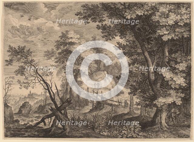 Woodland Scene, probably c. 1609. Creator: Aegidius Sadeler II.