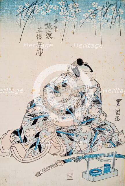 A Scene from Kabuki, 1825-1830. Creator: Utagawa Toyokuni II.