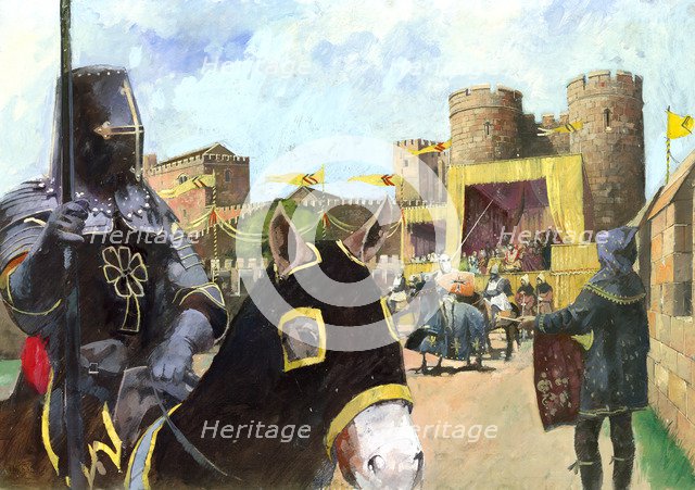 Kenilworth Castle, c14th century (c1990-2010) Artist: Ivan Lapper.