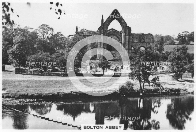 Bolton Abbey, 1936. Artist: Unknown