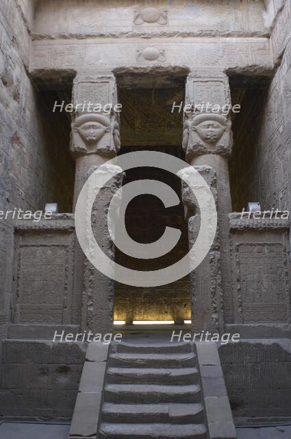 Hathor Temple, Dendera, Egypt, 2003.  Creator: LTL.