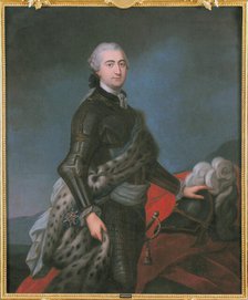 Portrait of Stanislaus Augustus Poniatowski (1732-1798), 2nd half of 18th century. Creator: Ubaldo Buonvicino.