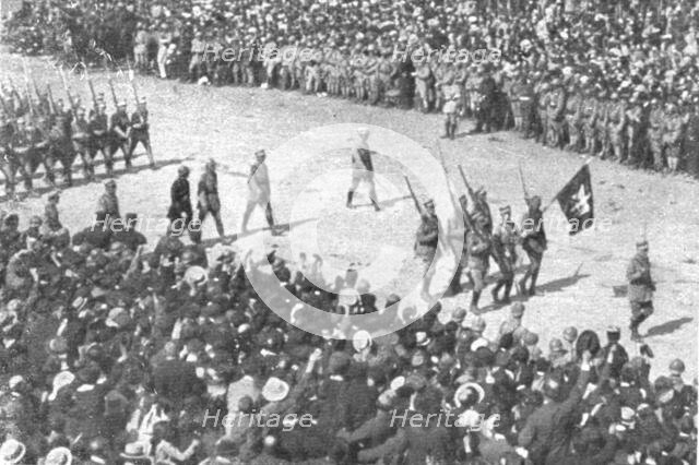 'Le jour de gloire; le drapeau de la Pologne', 1919. Creator: Unknown.