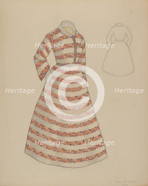 Dress, c. 1937. Creator: Frederick Jackson.