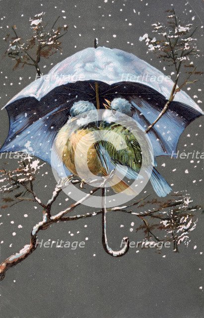 Vintage French postcard, c1900. Artist: Unknown