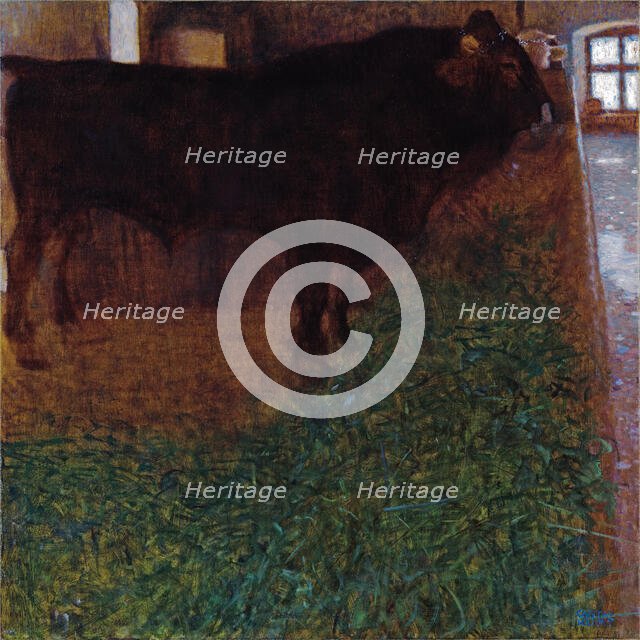 The Black Bull, 1900. Creator: Klimt, Gustav (1862-1918).