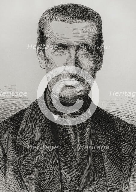 Miguel Hilarión Eslava y Elizondo (1807-1878), Spanish musician, composer and priest, 1878. Creators: Unknown, Miguel Hilarión Eslava y Elizondo.