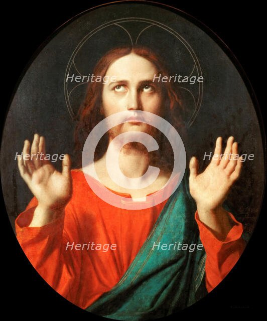 Christ Blessing, 1834. Creator: Ingres, Jean Auguste Dominique (1780-1867).
