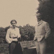 Yuri Alexandrovich Olsufyev (1878-1938) with his wife Sophia Vladimirovna, 1900s. Artist: Anonymous  