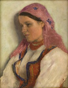 Girl from Bronowice, 1893-1894. Creator: Aleksander Gierymski.