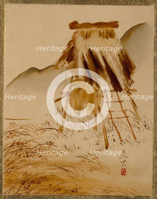 Rice-Drying Frame. Creator: Shibata Zeshin.