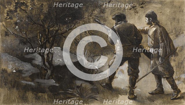 Kennybol and Guldon Stayper, c1889. Creator: Guillaume Albert Demarest.