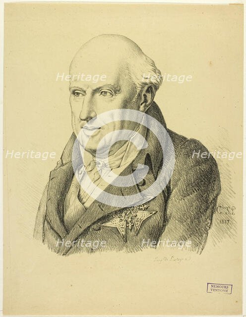 Portrait of an Old Man, 1817. Creator: S. P. Cles.