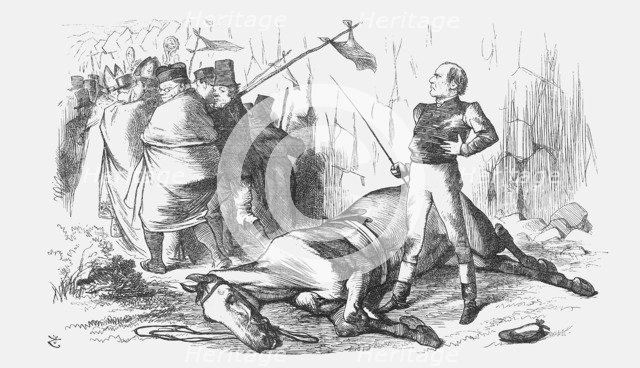 Come a Cropper!, 1873. Artist: Joseph Swain