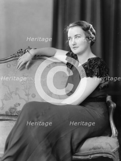 Wilson, Robert Whitelow, Mrs. - Portrait, 1933. Creator: Harris & Ewing.