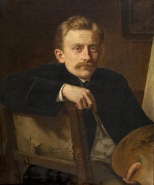 The Painter Hippolyte Van Soom, 1883. Creator: Eugene Siberdt.
