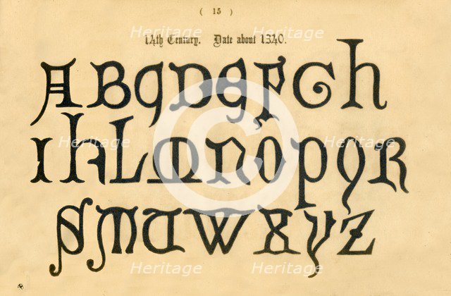 '14th Century. Date about 1340', 1862. Artist: Unknown.