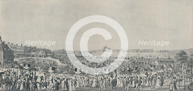 'Drawing-Room Day, Buckingham Palace, 1822', (1920). Artist: Unknown.