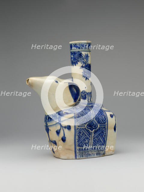 Elephant-Shaped Kendi, Iran, second quarter 17th century. Creator: Unknown.