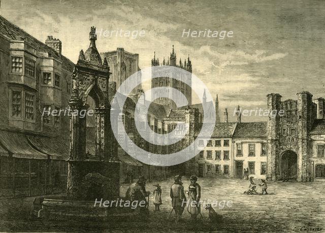 'The Market-Place, Wells', 1898. Creator: Unknown.