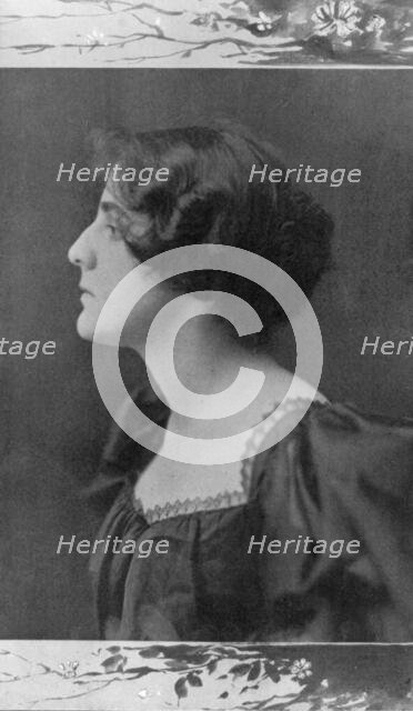 Ethel Reed, 1897. Creator: Frances Benjamin Johnston.