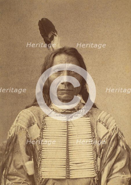 Mahpiya Luta (Red Cloud), 1880. Creator: Charles Milton Bell.