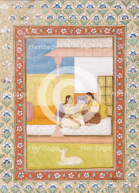 Patamanjari Ragini, the Fourth Wife of Bhairava Raga, Folio from a Ragamala..., between 1700-1750. Creator: Unknown.