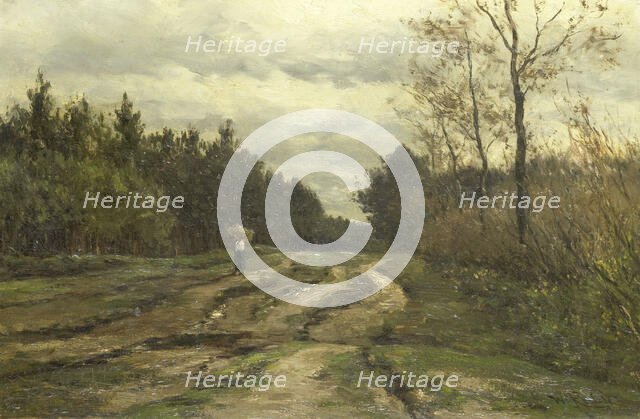 Country Road near Laren, (Province of North Holland), 1870-1897. Creator: Willem Roelofs.