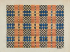 Coverlet, c. 1937. Creator: Cornelius Christoffels.