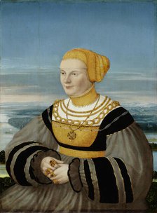 Portrait of Anna von Holzhausen, née Ratzeburg, 1535. Creator: Conrad Faber von Creuznach.