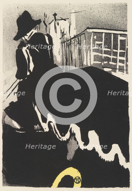 The Final Outing (from The Old Tales), 1893., 1893. Creator: Henri de Toulouse-Lautrec.